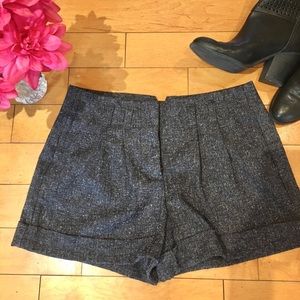 Pleated dressy shorts